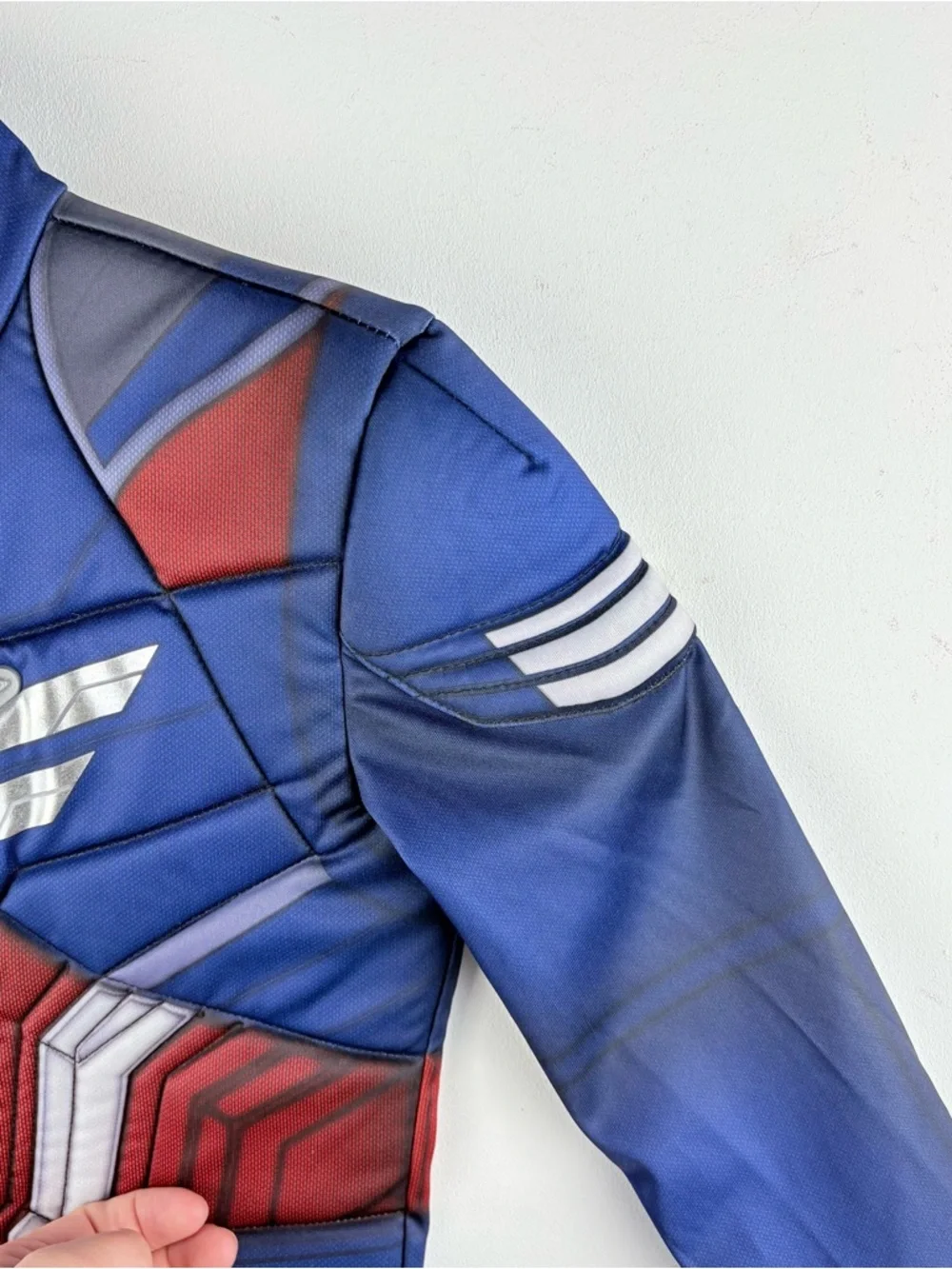 Marvel Captain America Sam Wilson Official Youth Jumpsuit Costume Superhero XS - Picture 9 of 9